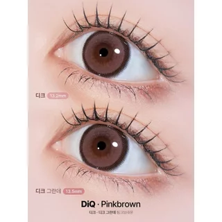MYFiPN DiQ Pinkbrown คอนแทคเลนส์รายเดือน มี 2 ขนาด