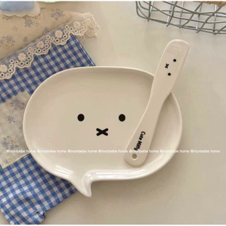จานเซรามิก insจานmiffy พร้อมส่ง