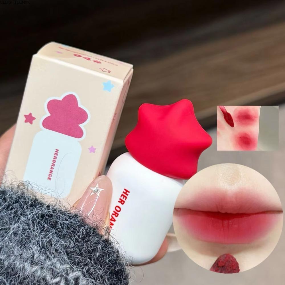 CLEIGHTEEN8H Velvet Matte Lipstick, 6 สีกันน้ํา Liquid Lip Mud, Long Lasting Non Drying Lip Tint ครี