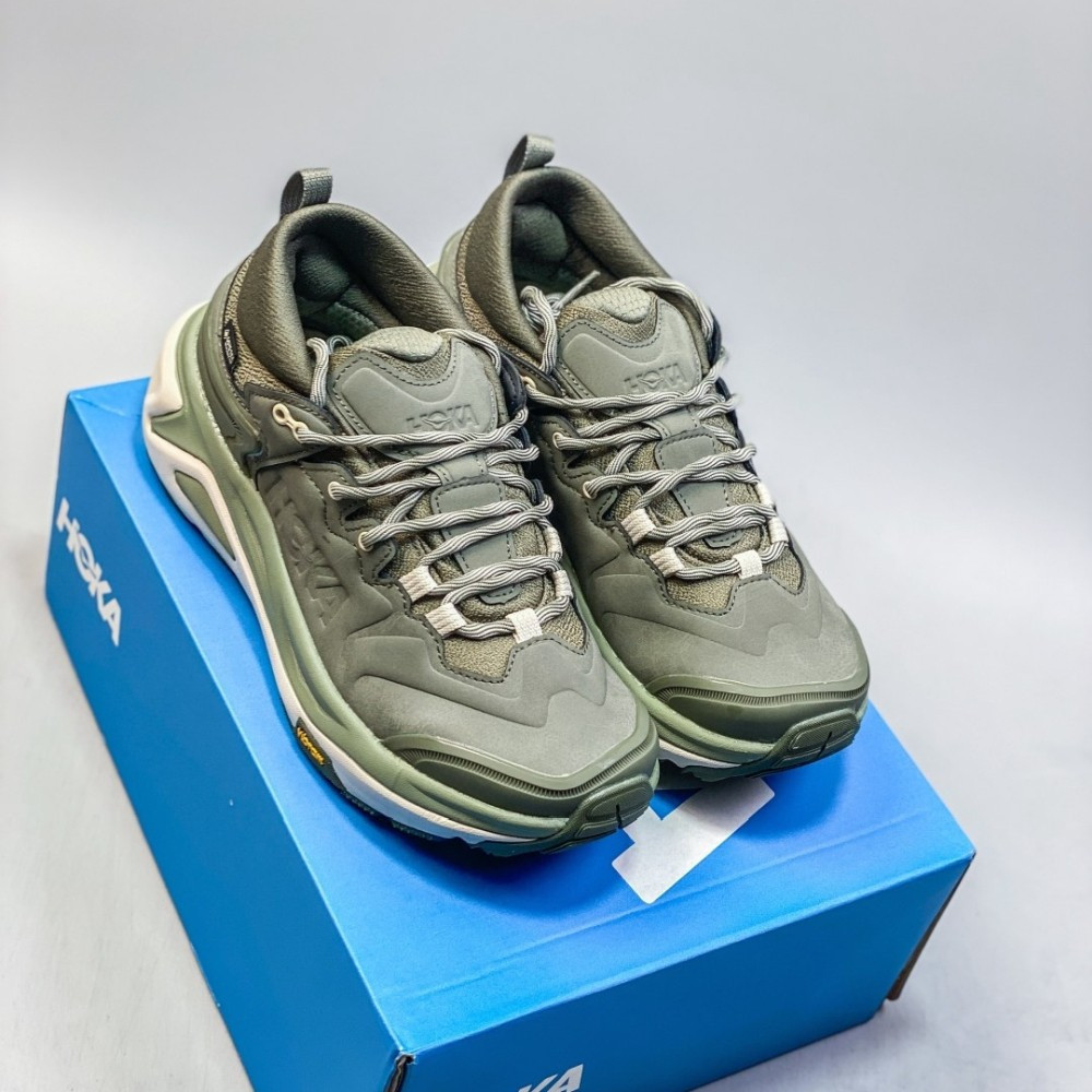HOKA ONE ONE KAHA 3 LOW GTX รองเท้าเดินป่ากันน้ําผู้ชายผู้หญิงกีฬารองเท้า Unisex คู่ EUXR O3UW