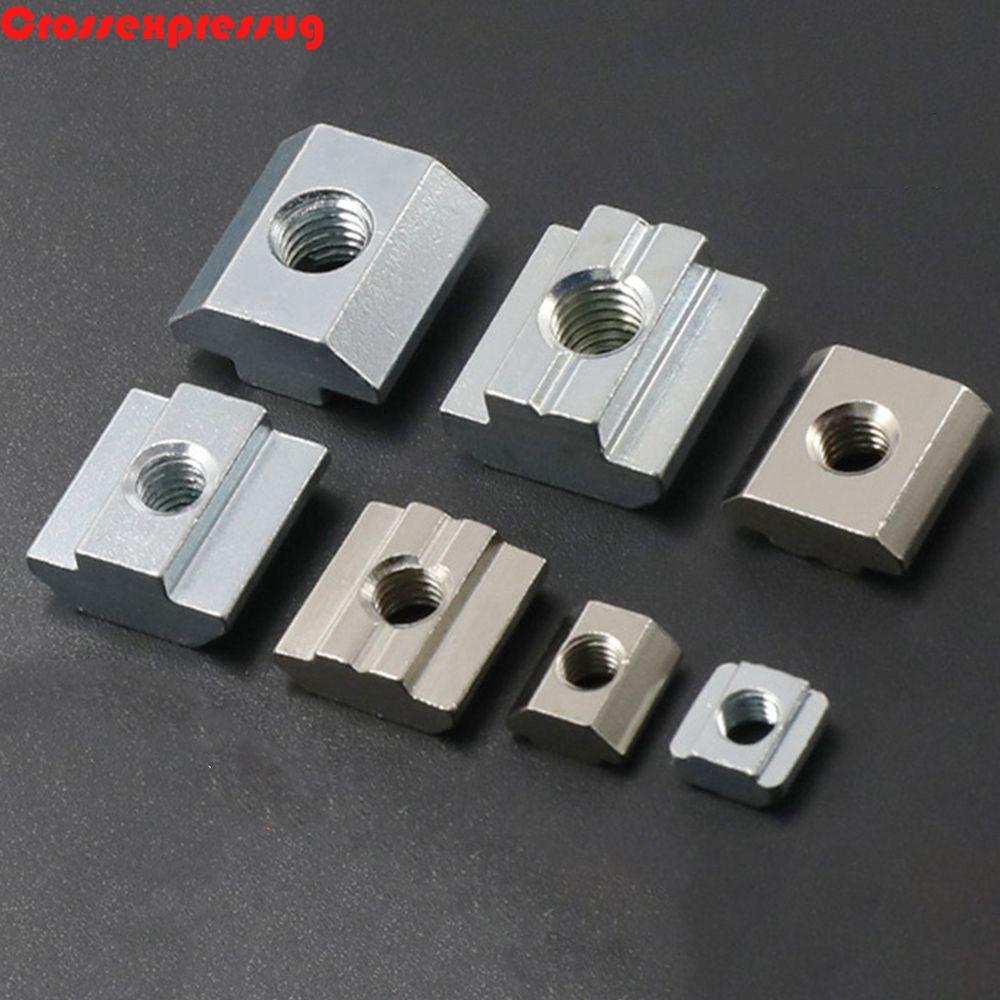 VORTEX Hammer Nut 20PCS T Block 2020 3030 4040 4545 อลูมิเนียมโปรไฟล์ T Slot Nut