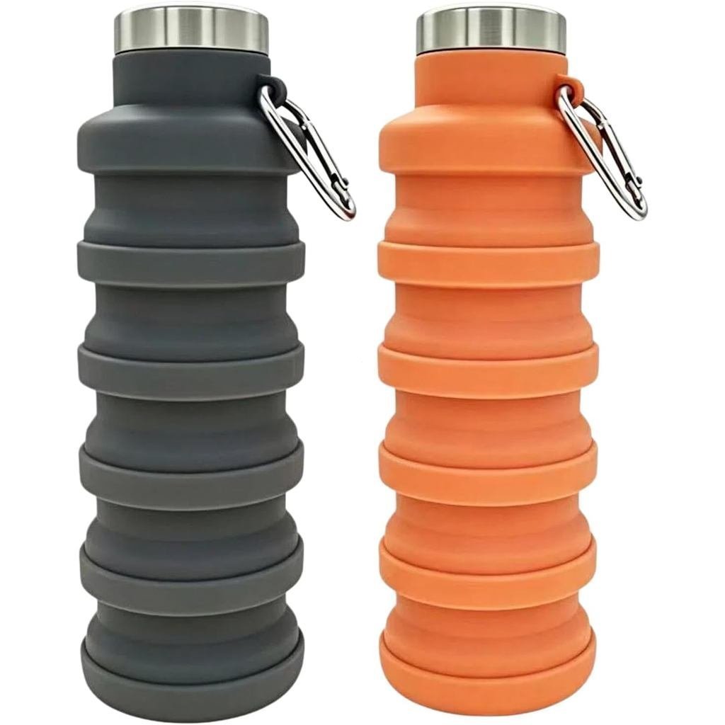 YCTCllapsibleWaterBottle17oz(500ml),TravelPortableSportWaterBottle,ReusableFoldableWaterBottlesforGy