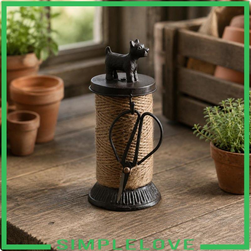 [เรียบง่าย] ขาตั้งแกนเหล็กหล่อ Easy Unwind Home Decor Rustic สําหรับที่วางนก 8812
