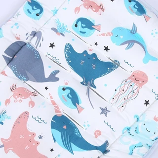 👶เบาะรองนั่ง💕เบาะรองรถเข็นเด็ก ลายการ์ตูนสัตว์ ระบายอากาศ กันลม อุปกรณ์เสริมรถเข็นเด็ก