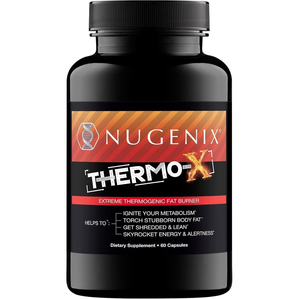 Nugenix Thermo-X: Thermogenic Fat Burner plement for Men, Extreme Metabolic Accelerator, 60 นับ