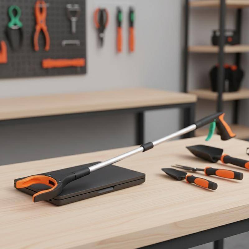 [Asegreen] ไม้กวาด Pier Gripper พับได้ 360 หมุนถังขยะ Pi Up เครื่องมือ Hand Extender การออกแบบน้ําหน