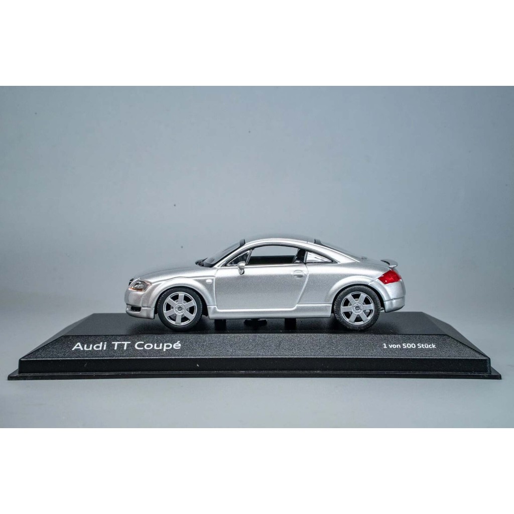 [นอกพิมพ์เดี่ยว] 1/43 Audi TT Coupe รุ่นแรก MK1Minichamps OEM ผลิต Audi Brand Original Box Car Model