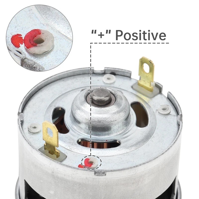 RS775 DC มอเตอร์ 21V 19500RPM 10 ฟันเกียร์ Helical มอเตอร์แรงบิดสูงสําหรับเครื่องตัดหญ้า/สาย Trimmer