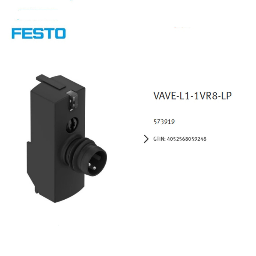 FESTO บอร์ดเชื่อมต่อไฟฟ้า คลังสินค้าพร้อมใหม่เอี่ยม VAVE-L1-1K7-LR 573946VAVE-L1-1VK7-LP 573942