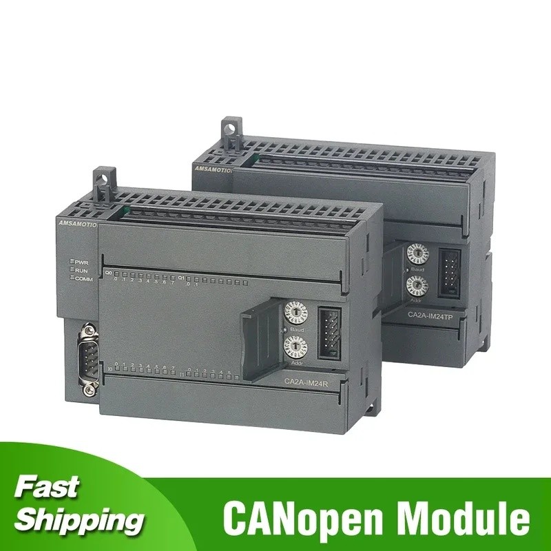 SFMD CANopen Remote IO Acquisition กระจายโมดูลขยายดิจิตอล 14I 10O CA2A-IM24R CA2A-IM24TP CANBus