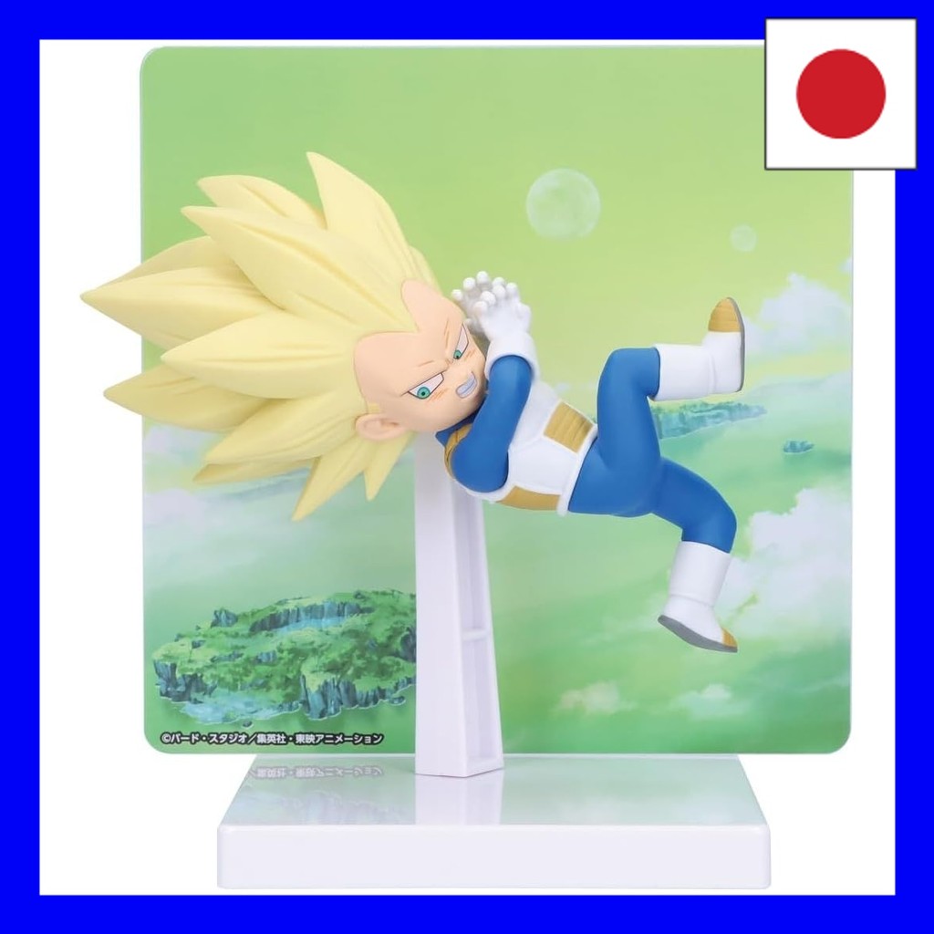 Banpresto Dragon Ball DAIMA Super Saiyan 3 Vegeta with panel (mini) figure