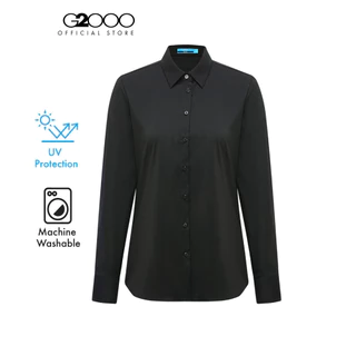 G2000 เสื้อเชิ้ตแขนยาวแบบทางการสำหรับผู้หญิง ทรง Slim Fit รุ่น 4122221399 BLACK