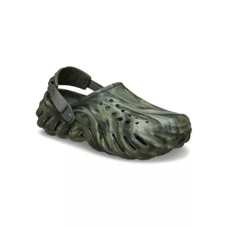 CROCS รองเท้าลำลองผู้ใหญ่ ECHO MARBLED CLOG รุ่น 208454-3N4 - DUSTY OLIVE/MULTI