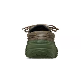CROCS รองเท้าลำลองผู้ใหญ่ CLASSIC ISLANDER รุ่น 212022-38V - ARMY GREEN/WALNUT
