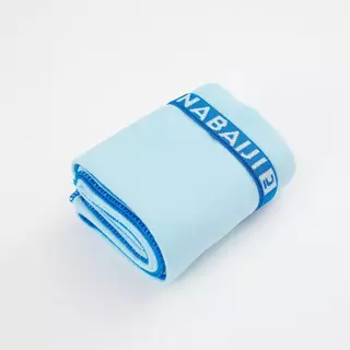 Decathlon Ultra Compact Microfibre Towel ผ้าขนหนูไมโครไฟเบอร์รุ่นกะทัดรัดเป็นพิเศษ ขนาด M 60 X 80 เซนติเมตร - Blue