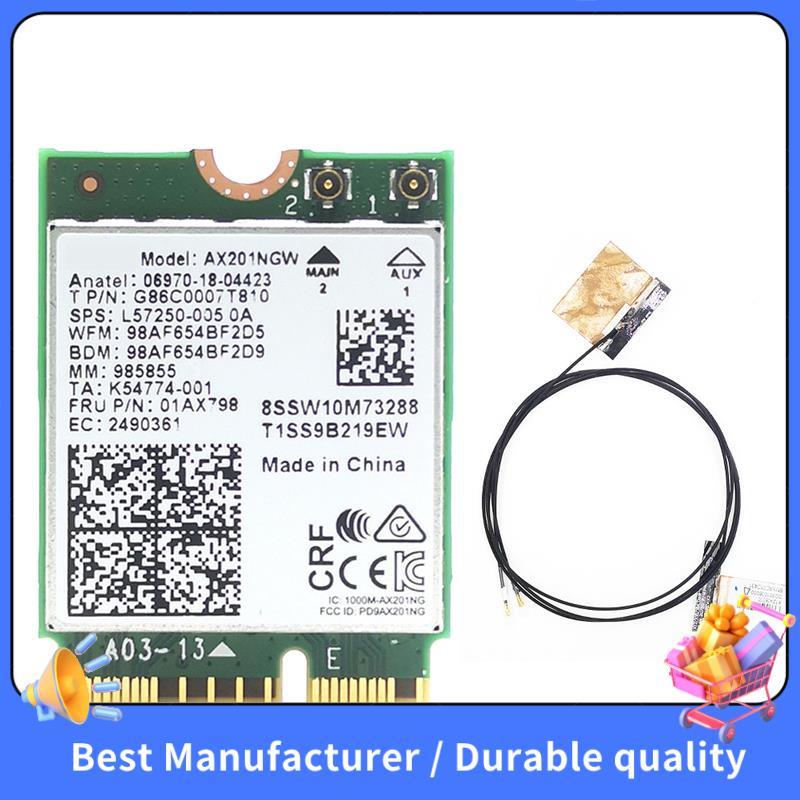 พร้อม 2XAntenna M.2 CNVio2 2.4 Ghz/5Ghz WiFi การ์ดเสาอากาศอุปกรณ์เสริม