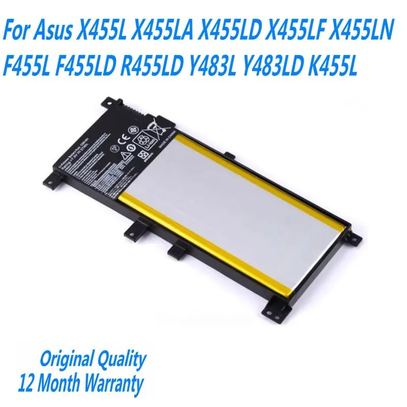 ใหม่ 7.6V 37WH C21N1401 แบตเตอรี่แล็ปท็อปสําหรับ Asus X455L X455LA X455LD X455LF X455LN F455L F455LD