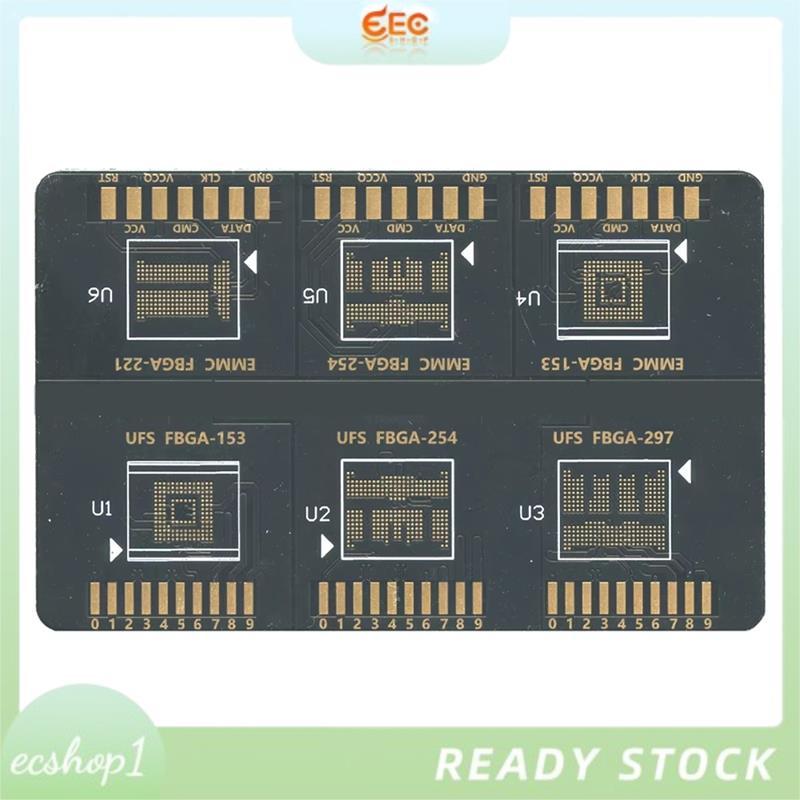 [ecshop1.ph] แฟลช 64 BGA ISP บอร์ดแฟลช 64 FBGA EMC/FBGA 153 254 221 UFS/FBGA 153 254 297 รองรับสําหร