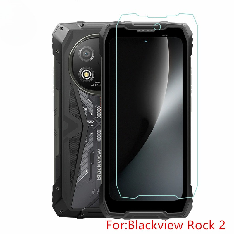 สําหรับ Blackview Rock 2 1 Pro Clear 2.5D Clear HD กระจกนิรภัยป้องกันหน้าจอสําหรับ Blackview Fort 5 