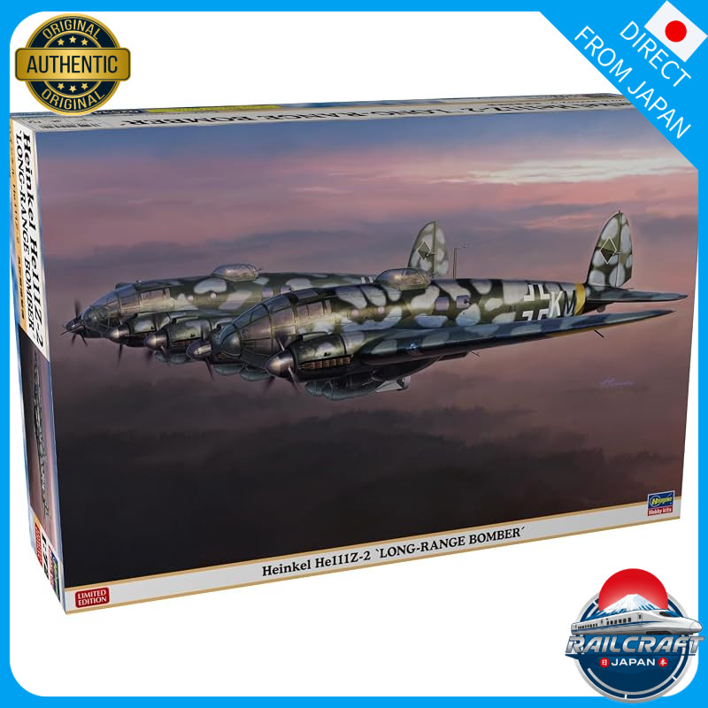 Hasegawa 1/72 Heinkel He111Z-2 "Long-range Bomber" Plastic Model 02534