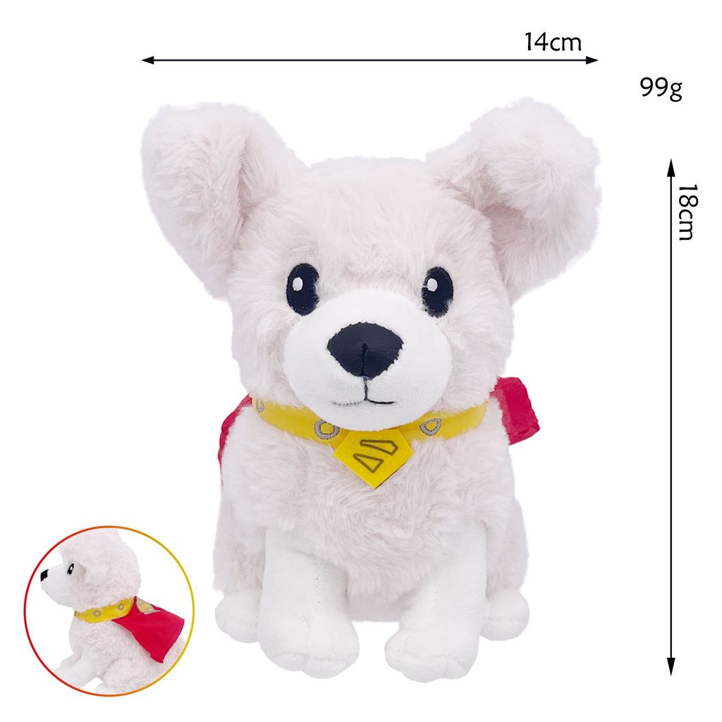 Superman Superman Dog Live-Action Superman Series ตุ๊กตาของเล่นตุ๊กตาตุ๊กตา