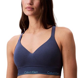 CALVIN KLEIN เสื้อชั้นในผู้หญิงตะขอหลัง Lift Bralette Icon Cotton Modal รุ่น QF8500AD CEC - สี Dark Denim