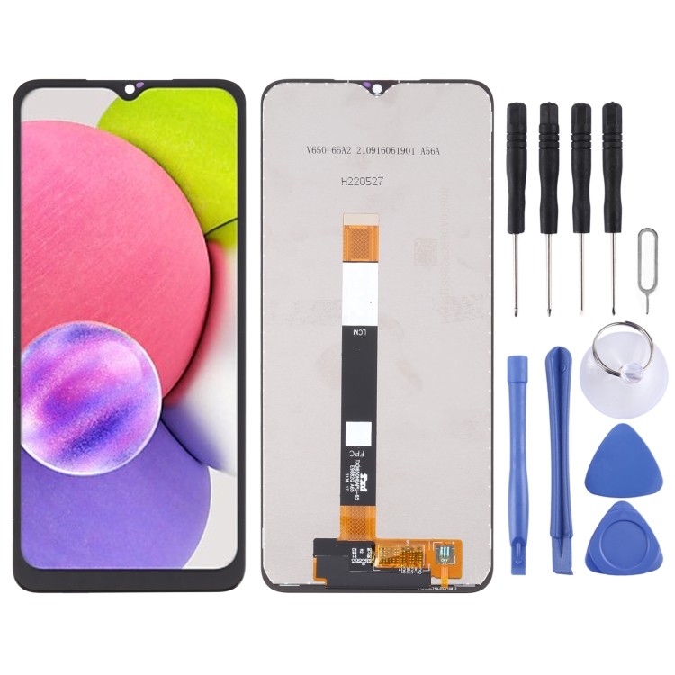 เตรียมจัดส่ง OEM หน้าจอ LCD สําหรับ Samsung Galaxy A03s SM-A037U US Edition Digitizer Full Assembly