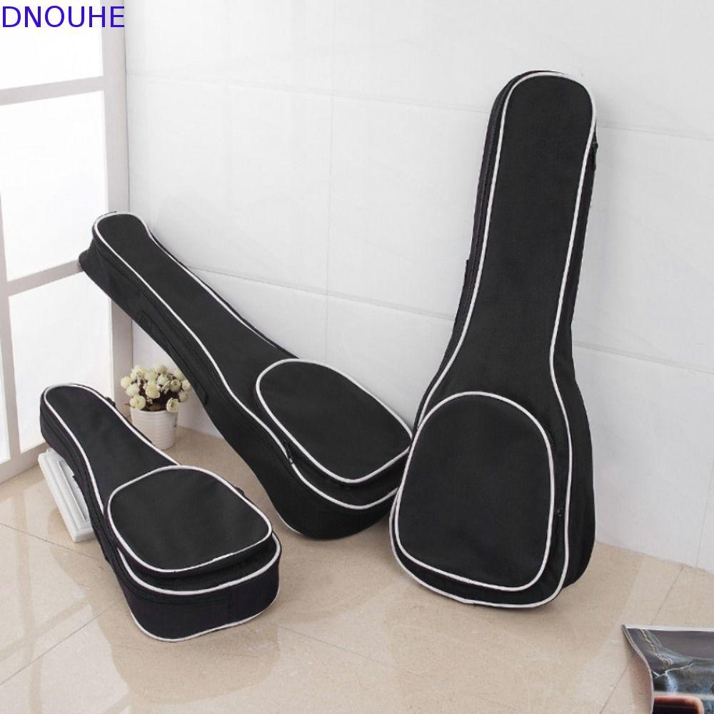 DNOUHE หนา Ukulele กระเป๋าสําหรับดนตรีนุ่มน้ําหนักเบาไหล่กระเป๋ากระเป๋าเป้สะพายหลัง Mini Guitarra Uk