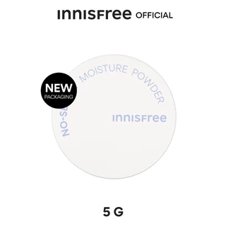 innisfree No Sebum Moisture Powder 5g อินนิสฟรี แป้งฝุ่นเนื้อแมจ เบลอรุมขุมขน