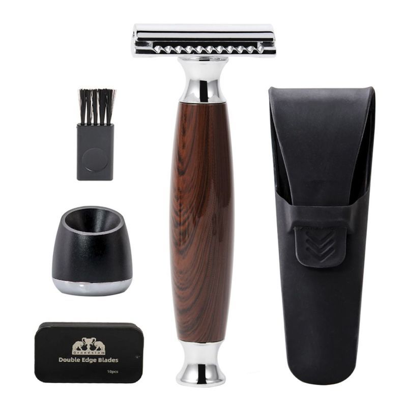 Grandslam Double Sided Razor Old-fashioned Razor Manual Double Sided Mens Razor