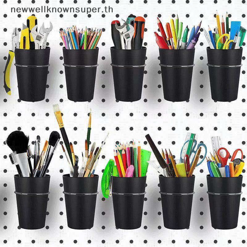 ใหม่ Pegboard Cup Holder Set for Craft Room, Ribbon & Tool Organizer Accessories SUPER