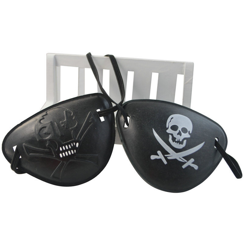 อุปกรณ์ประกอบฉากฮาโลวีน Pirate Series Pirate Captain Props Pirate Character Blindfold Pirates of the