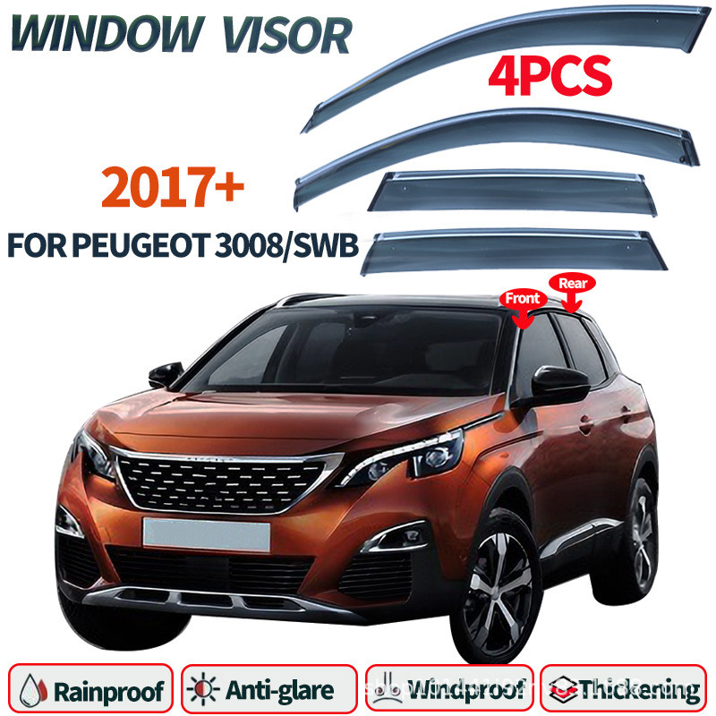 ใช้ได้กับ Peugeot 3008 ที่บังแดดและฝน รุ่นสากล เพลามาตรฐาน PEUGEOT 3008 2017+ ที่บังหน้าต่าง