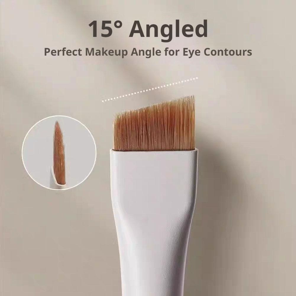 แปรงอายไลเนอร์ Ultra Thin Fine Angle Flat Eyebrow Brush แต่งหน้าที่แม่นยํา Place แปรงภายใต้ W3
