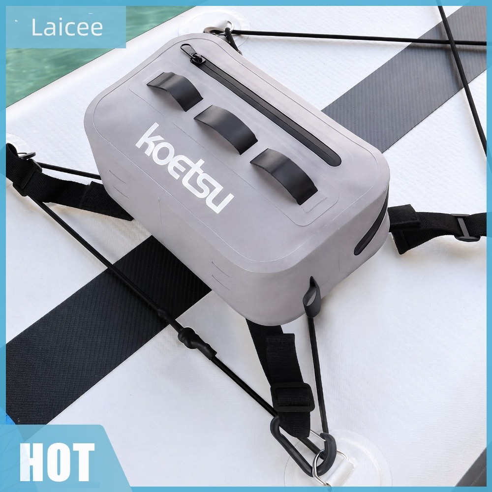 [Laicee.th] SUP กระเป๋าคาดเอวตกปลากันน้ํา 500D PVC สําหรับ Paddle Board Lure Storage Airtight ซิปตาข