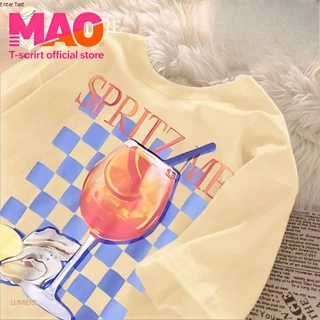 COD✅ (จัดส่งในกรุงเทพฯ) MAO ShopHello Kitt เสื้อยืดแขนสั้นสไตล์ใหม่ฤดูร้อนหลวม Hello Kitt Top