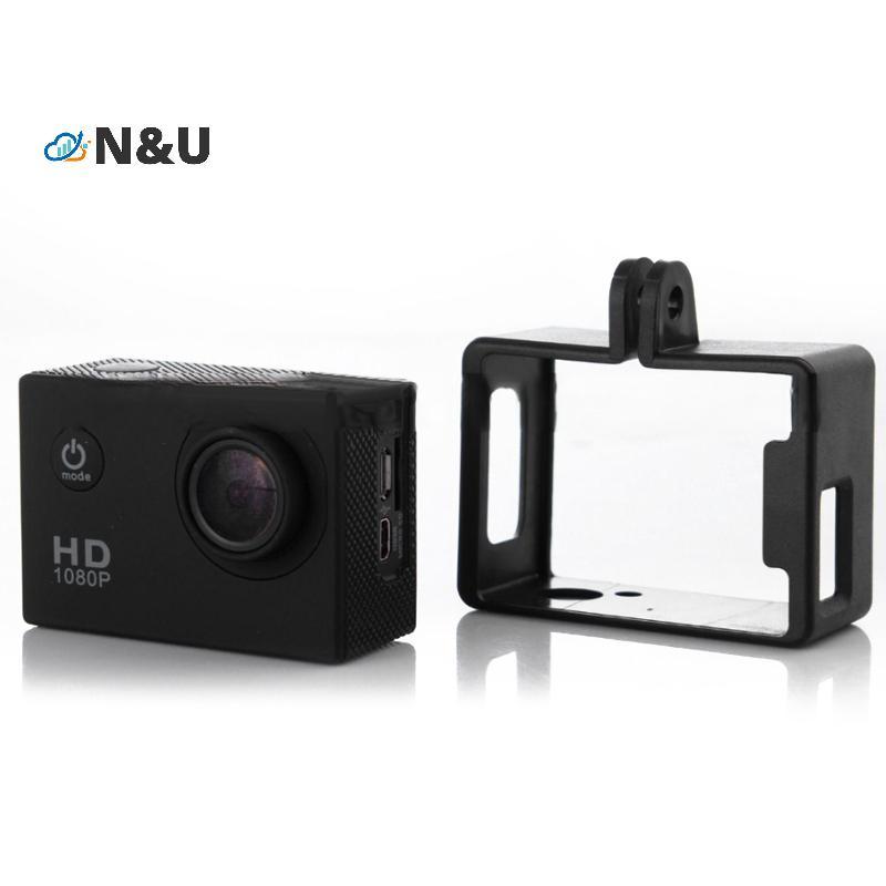 N & U SJ4000 กรอบป้องกันกรณีฐาน SJ4000 Border สําหรับ SJCAM SJ4000 AIR, SJ4000 WIFI, SJ4000 Action ก