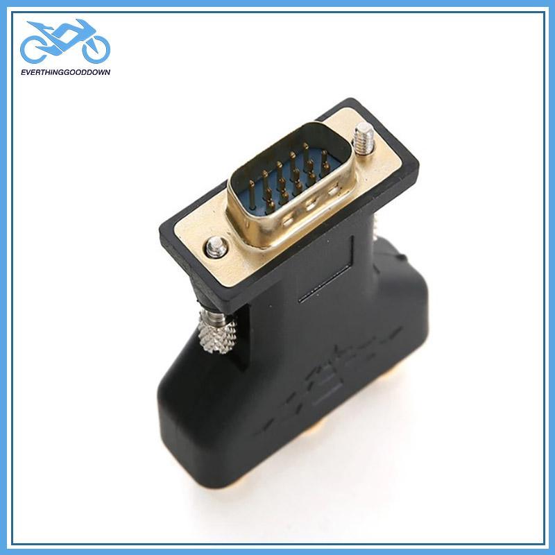 EVER VGA RCA Adapter 3RCA Video Female To HD 15 Pin VGA Converterponent Adapter TH
