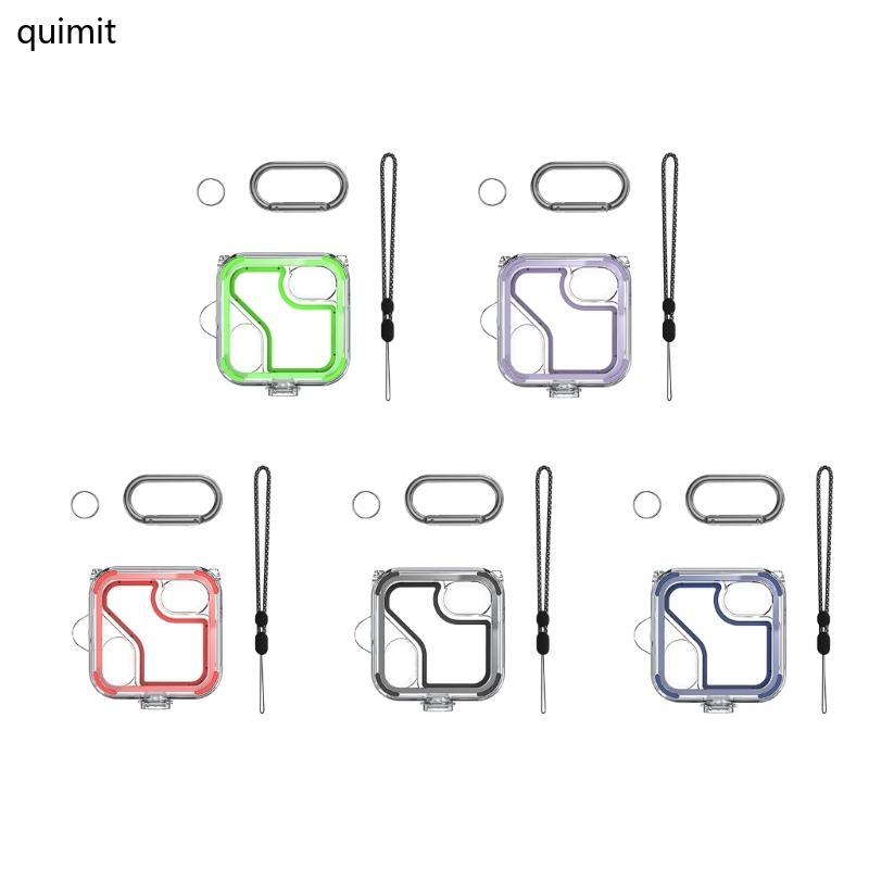 QUIM Carrying Housing สําหรับ Nothing Ear 2 หูฟังฝุ่นล้างทําความสะอาดได้กล่องชาร์จแขน