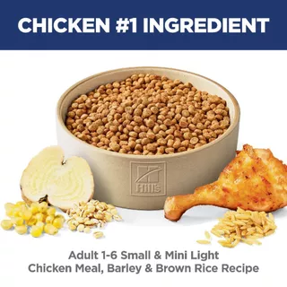 Hill's Science Diet Adult Light Small & Mini อาหารสุนัขพันธุ์เล็ก 1-6 ปี ไขมันต่ำ สุนัขทำหมันลดน้ำหนัก 1.5 กก.