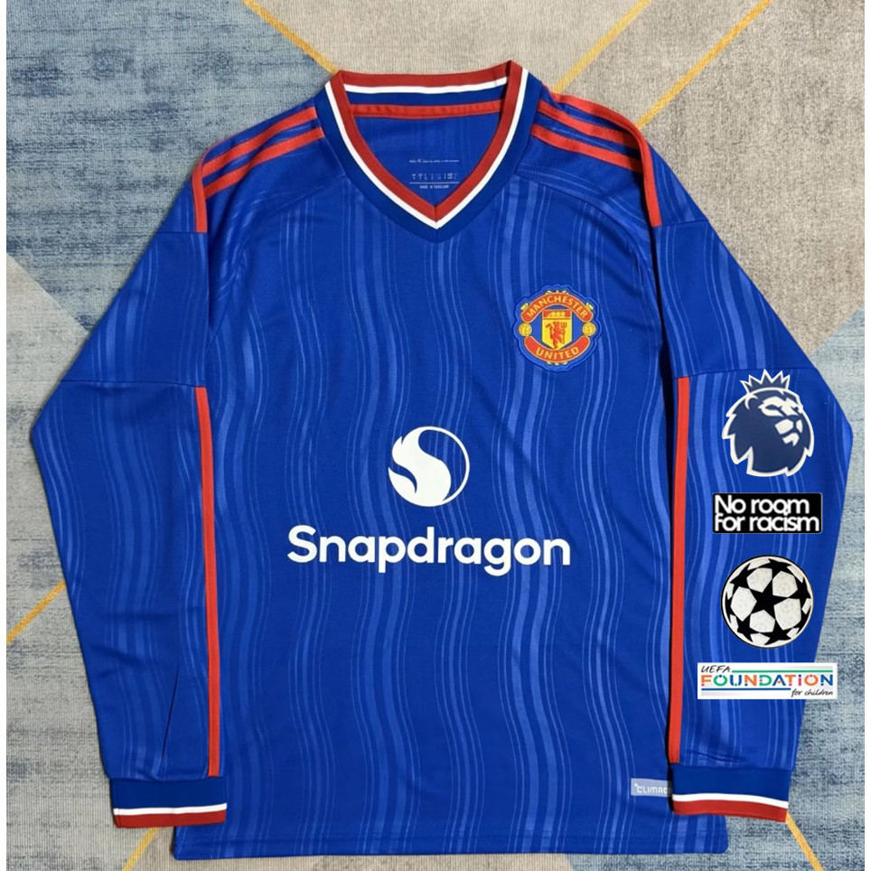 26/27 เสื้อพัดลมแขนยาว Manchester United Away S-4XL