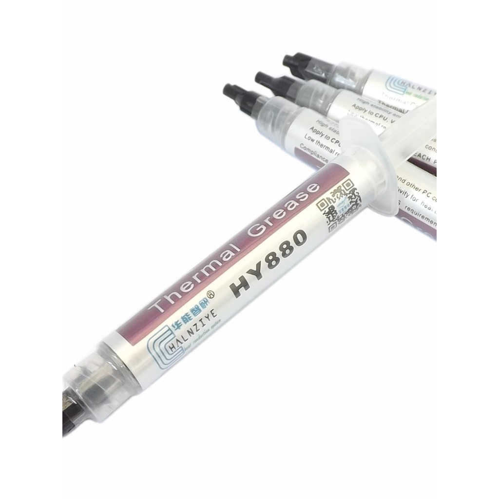 นาโนสูงนําไฟฟ้าจาระบีซิลิโคนกราฟิกการ์ด CPU Thermal Conductive Paste Thermal Paste HY880 3g Pack