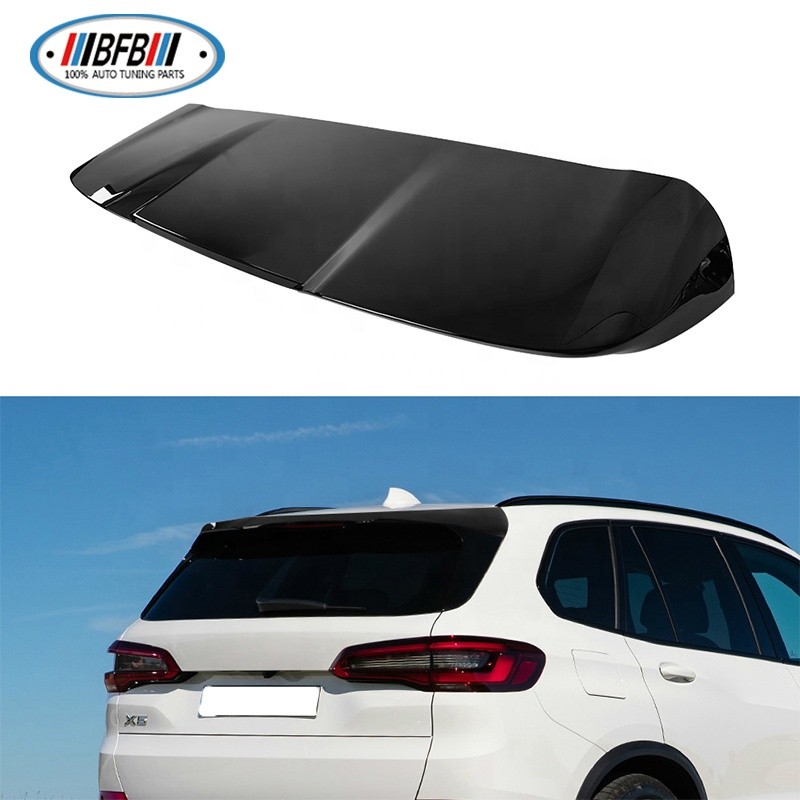 Premium-G05 X5M สไตล์สปอยเลอร์หลังคา ABS Gloss สีดําปีกหลังคาสําหรับ BMW X5 G05 2019up