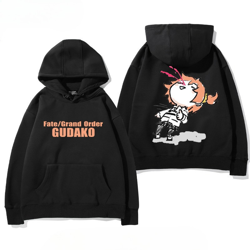 M-3XL เสื้อฮู้ด Fate Grand Order Gudako Anime ลายกุดาโกะ อนิเมะดัง ใส่ได้ทั้งชายหญิง สไตล์เท่ Hoodie