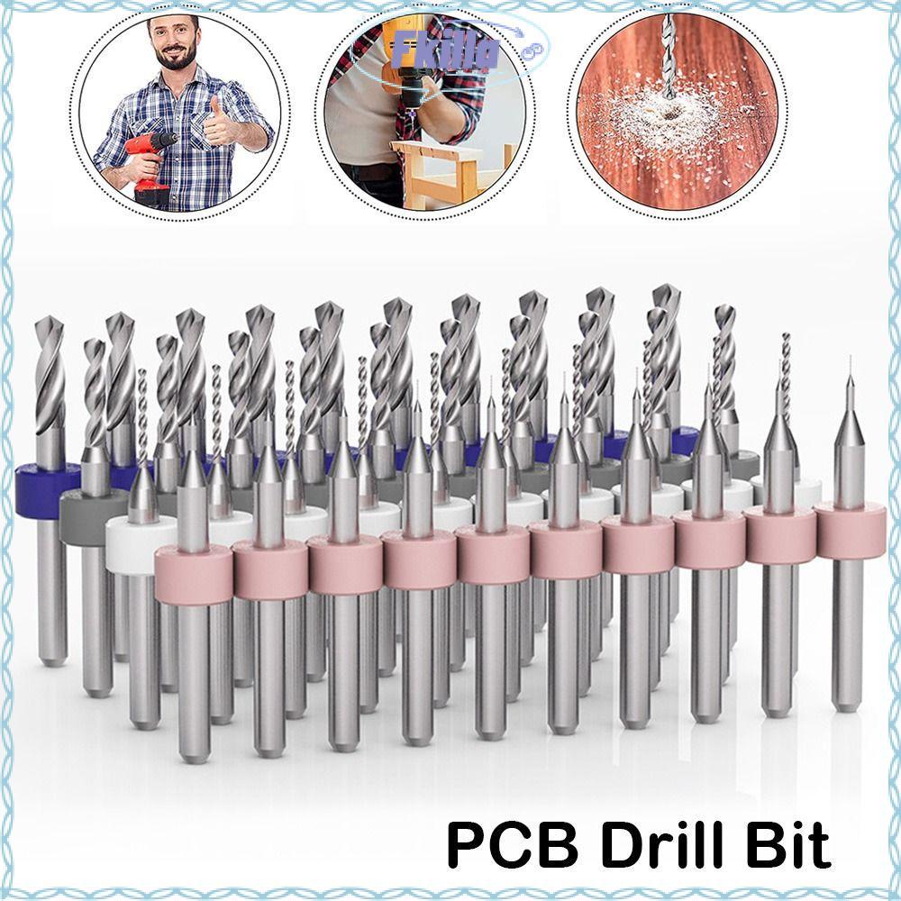 FKILLA Mini CNC เจาะบิตมัลติฟังก์ชั่ PCB Twist เจาะไม้ CNC เจาะคาร์ไบด์ CNC Milling Cutter