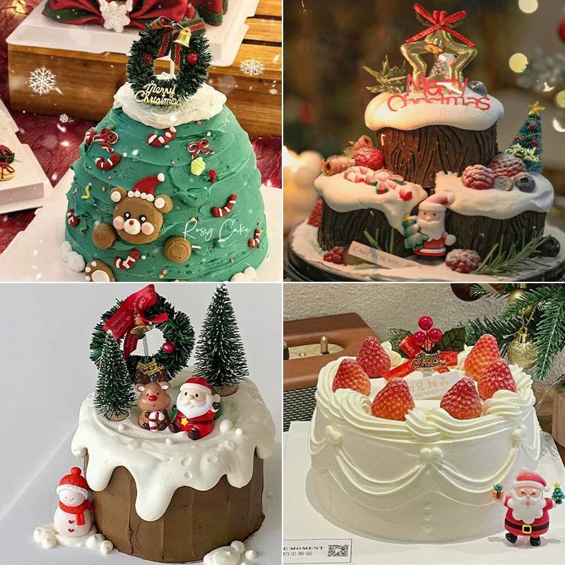 CHRISTMAS เค้ก TOPPER/CHRISTMAS EDITION เค้ก DECORTATION ORNAMENTS/CHRISTMAS TOPPER