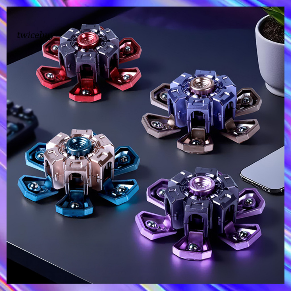 [TY] แบบพกพา Fidget Spinner Armor Design Fidget Spinner Fidget Spinner ของเล่นสําหรับความเครียดความว