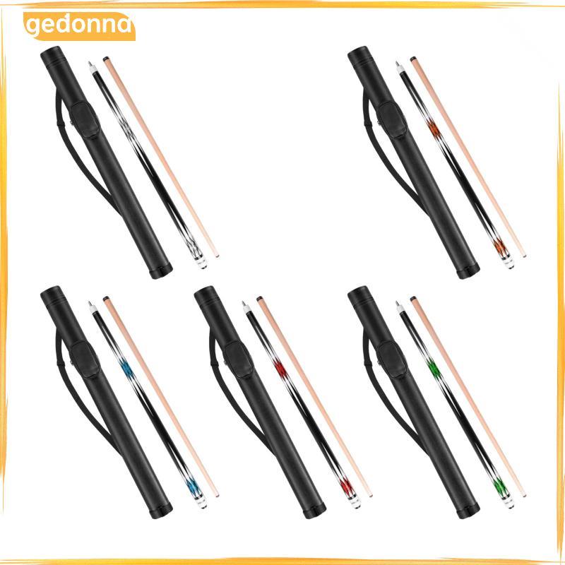 [gedonna] Pool Cue Stick Hard Pool 1/2 Cue Case Pool Cue Organizer Two Section Cue Scratch