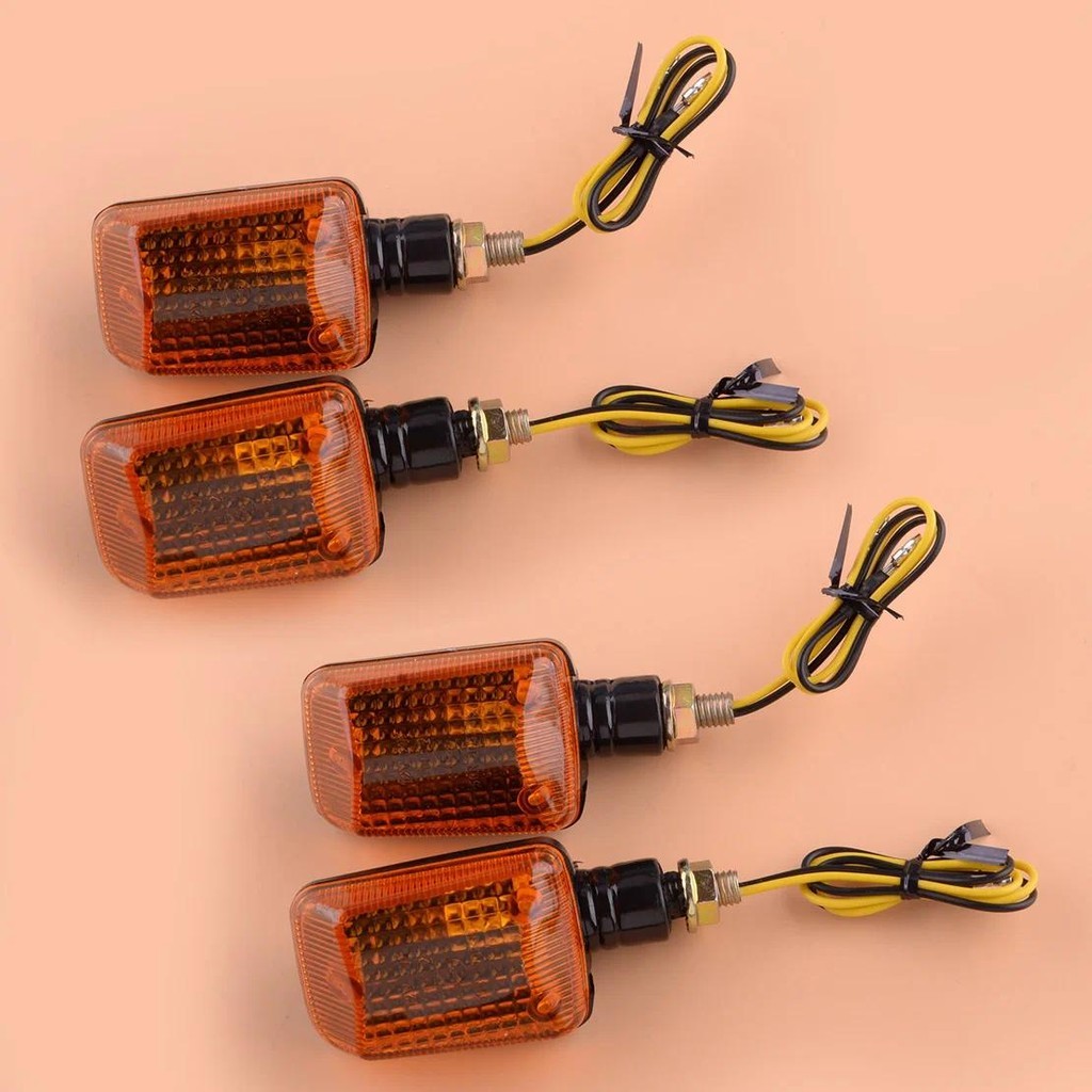 4Pcs ไฟเลี้ยวรถจักรยานยนต์ 12V Fit สําหรับ Honda Nighthawk 250 650 750 Shadow VT1100 VT500 VT750 VT6