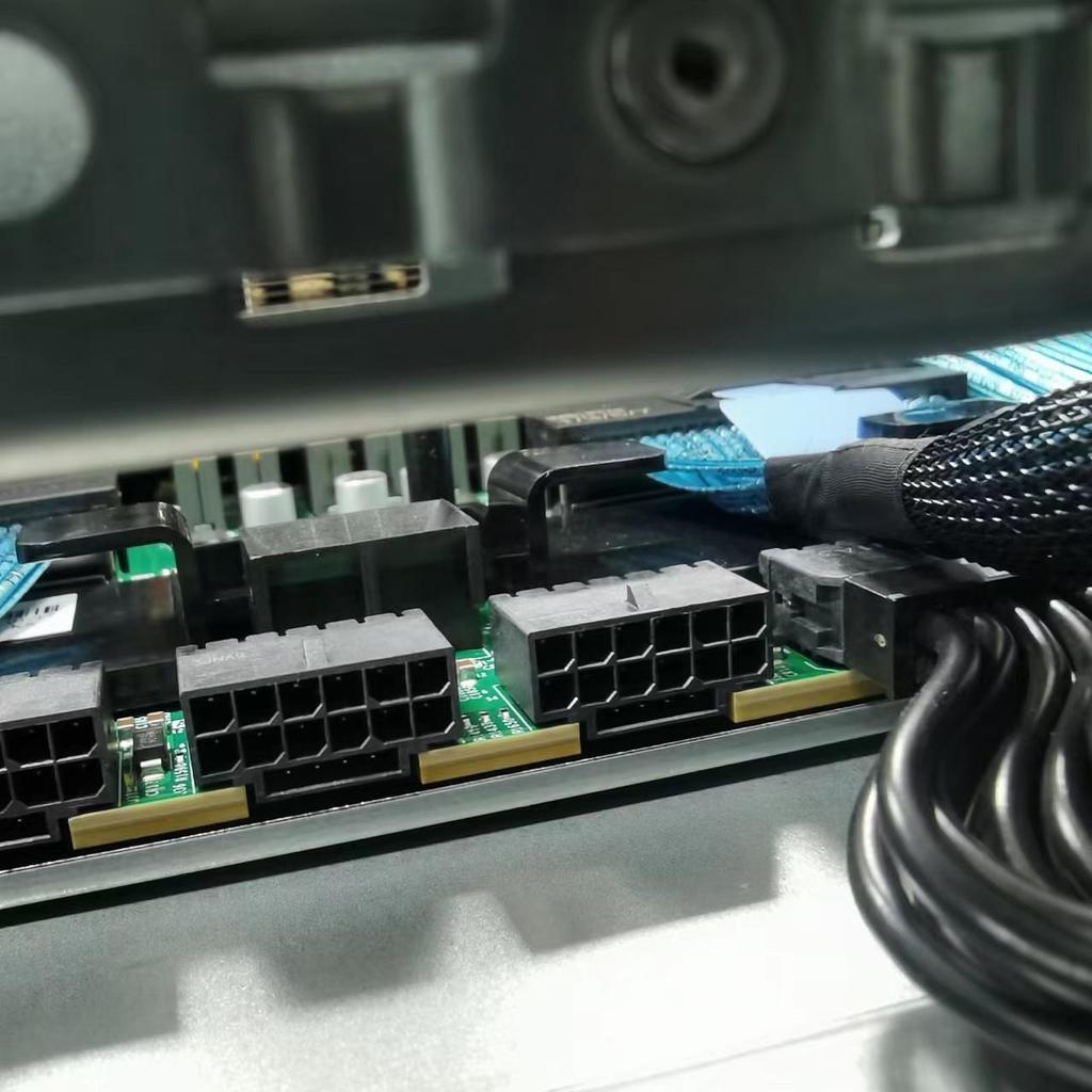 Lenovo SR675 V3 Server GPU สายไฟ 12VHPWR ถึงกราฟิกการ์ดสายไฟ A100 H100 3090